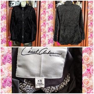 CAROLE ANDERSON BY INVITATION FAUX LAMB JACKET